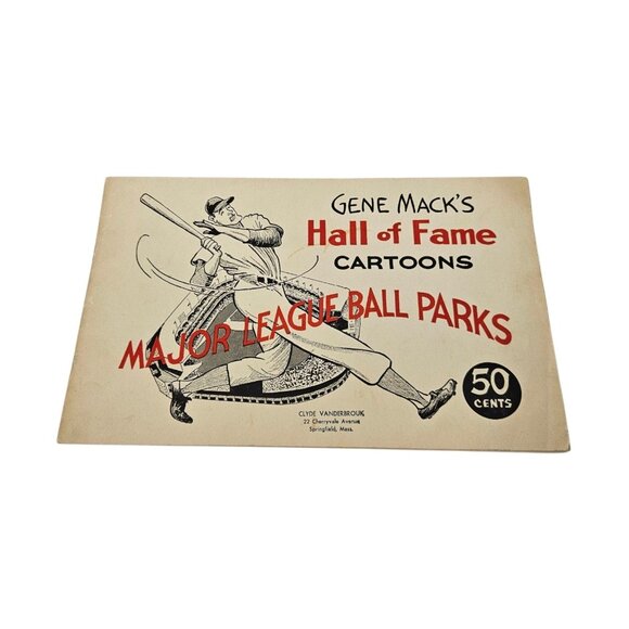 Other | 195 Gene Macks Hall Of Fame Cartoons Major League Ball Parks ...